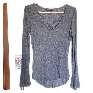 Almost famous Heather gray long sleeve